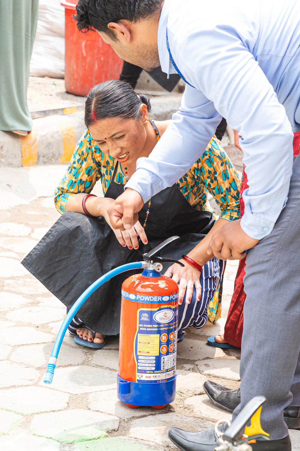 Fire Safety Training at Felt and Yarn